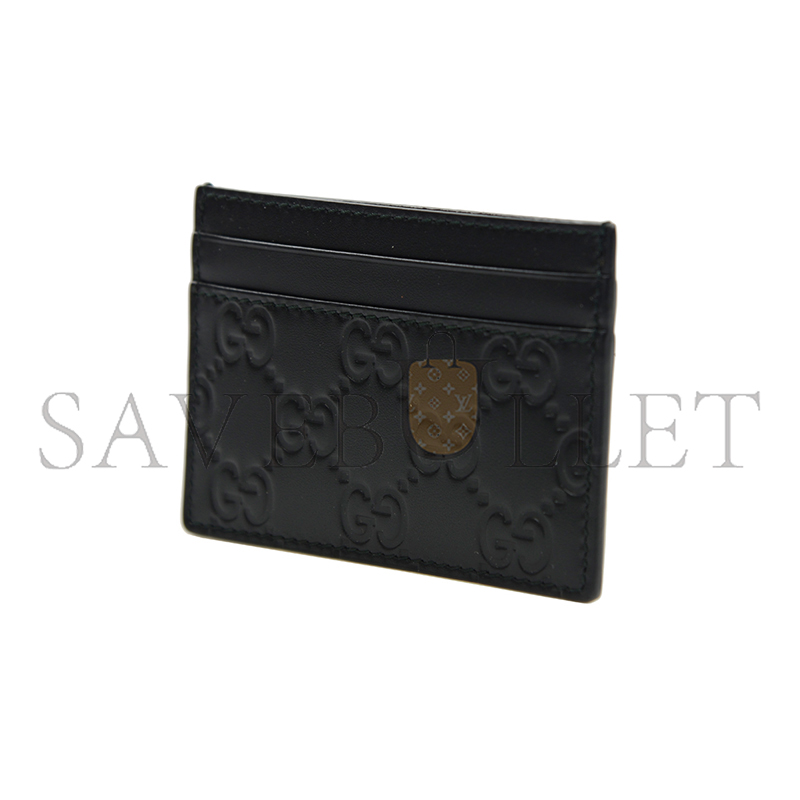 GUCCI GG EMBLEM CARD CASE 233166 (10*7cm)